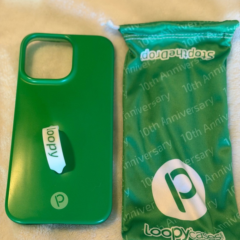 Loopy Case iPhone 14 Pro Max – Green Matte (Righty)
